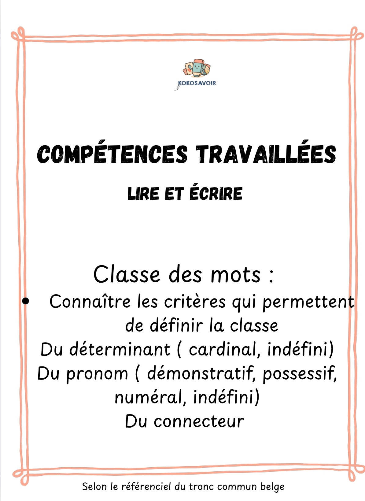 "Qui est mot" - Jeu sur les natures des mots