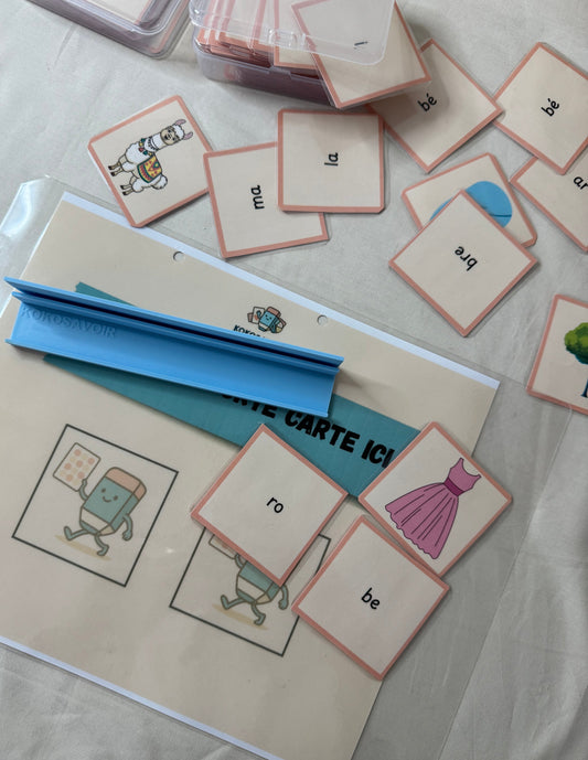 Jeu lecture Liste rose