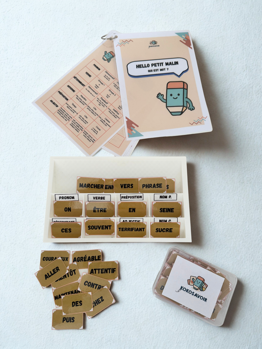 "Qui est mot" - Jeu sur les natures des mots